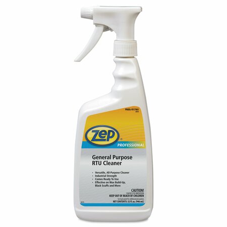 ZEP General Purpose RTU Cleaner, 1 qt Spray Bottle, 12PK 1041437